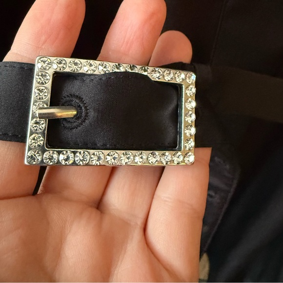 Generation Love Zinnia Belted Black Pearl Buttons Shirt - Picture 4 of 8